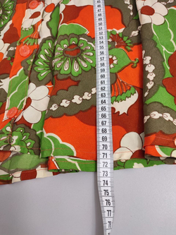 Юбка яркая с цветочным принтом 42-44 размер