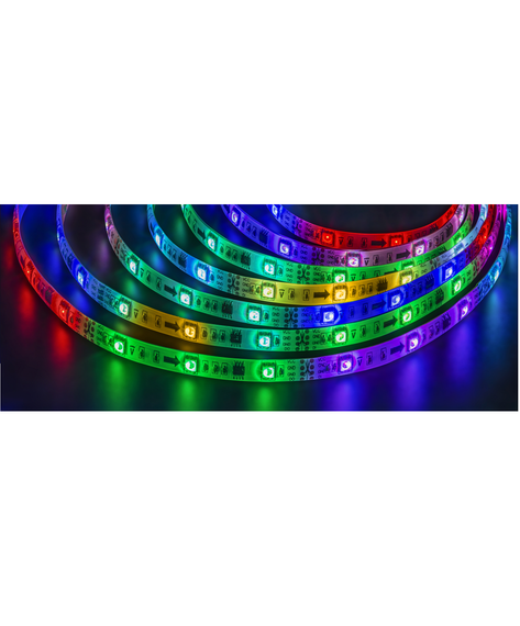 Лента светодиодная Navigator 12V 5Вт IP65 бухта 5м цветная бегущая волна 28852