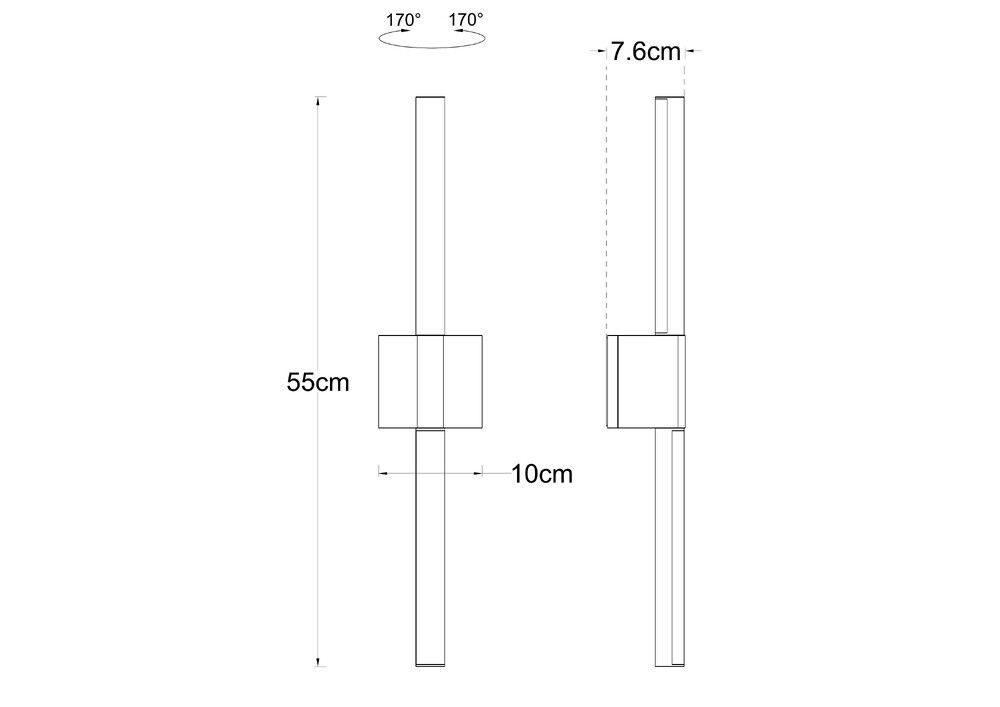 Уличный настенный светильник Arte lamp