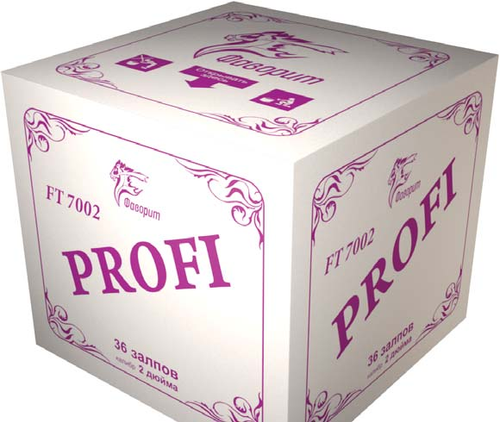 Батарея салютов "Профи" 36 залпов 2 дюйма