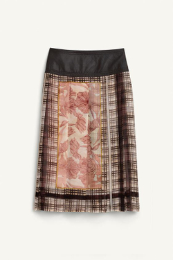 ZARA ЮБКА-ПЛИССЕ, С ПРИНТОМ