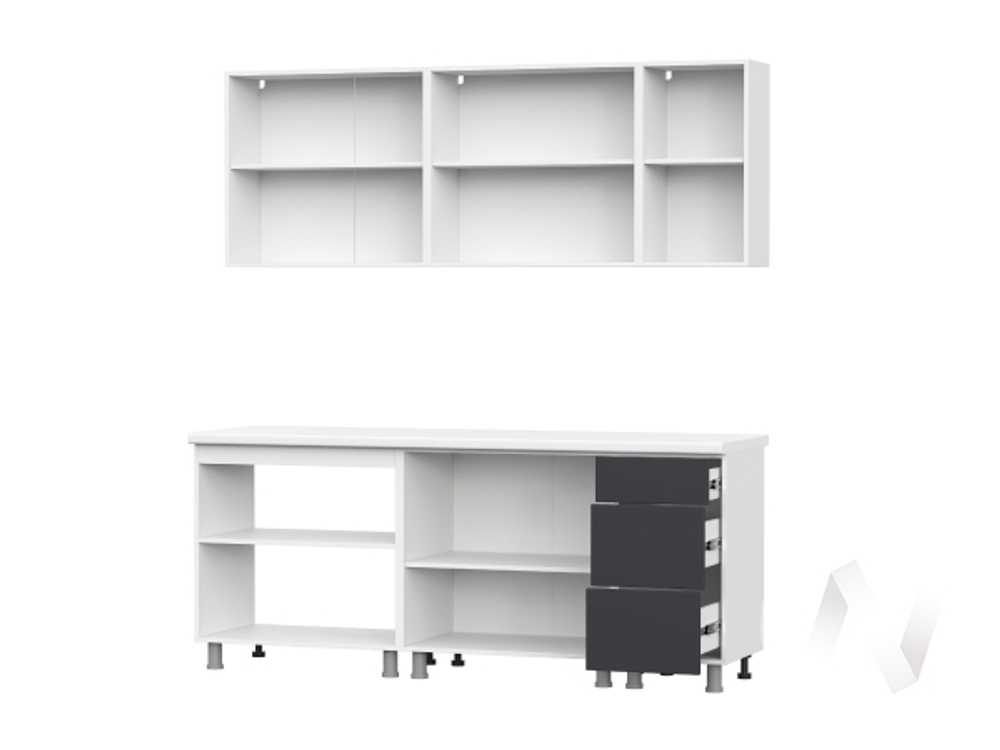 Кухонный гарнитур Модерн New 2,0м /графит)