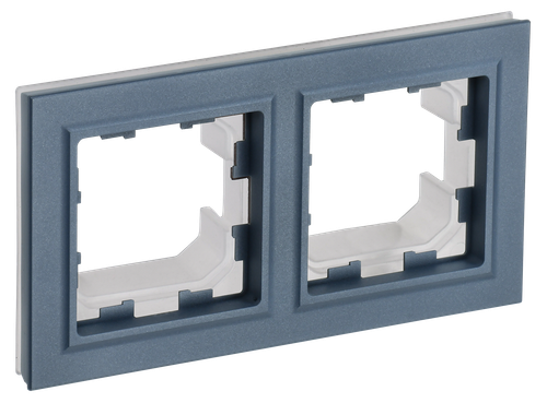 BRITE Рамка 2-местная IP44 РУ-2-БрМ-44 маренго IEK