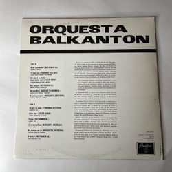 Винтажная виниловая пластинка LP Orquesta Balkanton (Куба 1967)