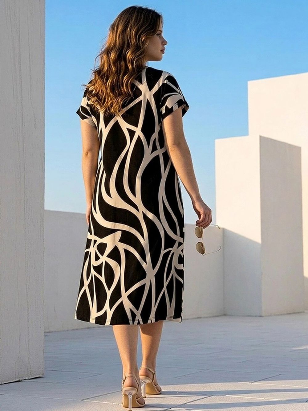 Платье Лотос Виотекс АБСТРАКЦИЯ