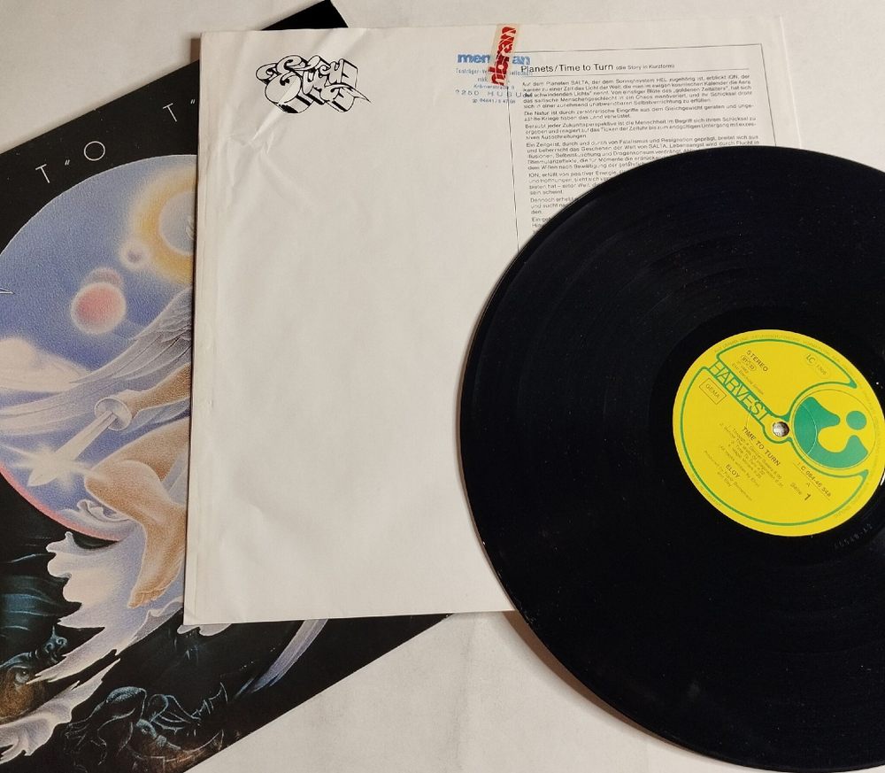 Винтажная виниловая пластинка LP Eloy Time To Turn (Germany 1982)