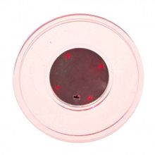 Шайба для аэрохоккея LED "ATOMIC LUMEN-X LASER" (прозрачная, красный светодиод) D65 mm