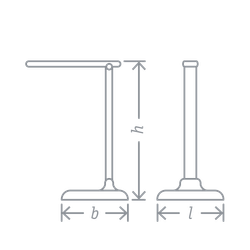 Светильник Navigator 94 682 NDF-D015-10W-6K-BL-LED на основании, черный