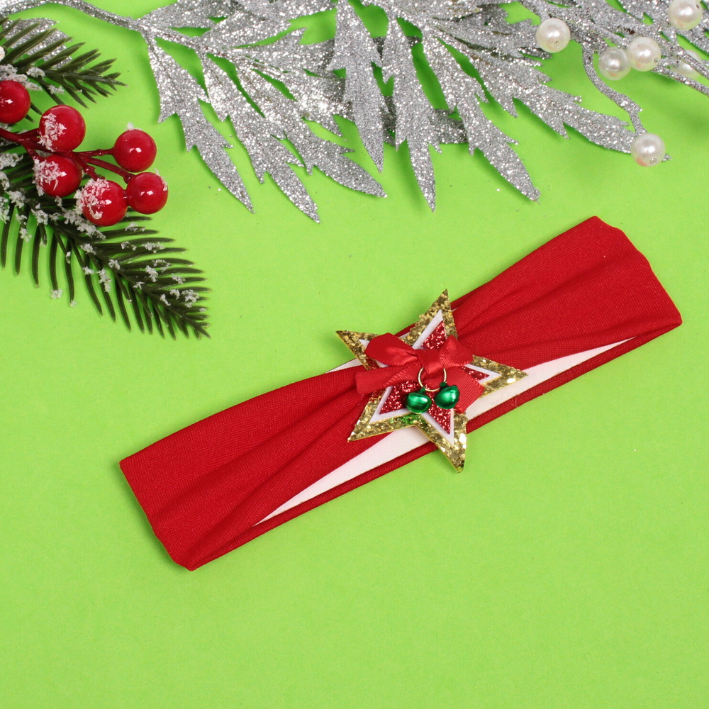 Повязка на голову детская «New Little Mi Mi - Звёздочка Лили», микс 3 цвета, 4*16.5см