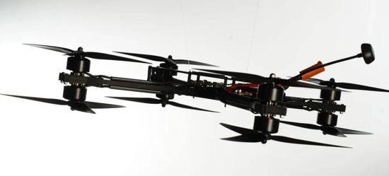 FPV дрон на оптоволокне Гермес 10”(8 моторный)