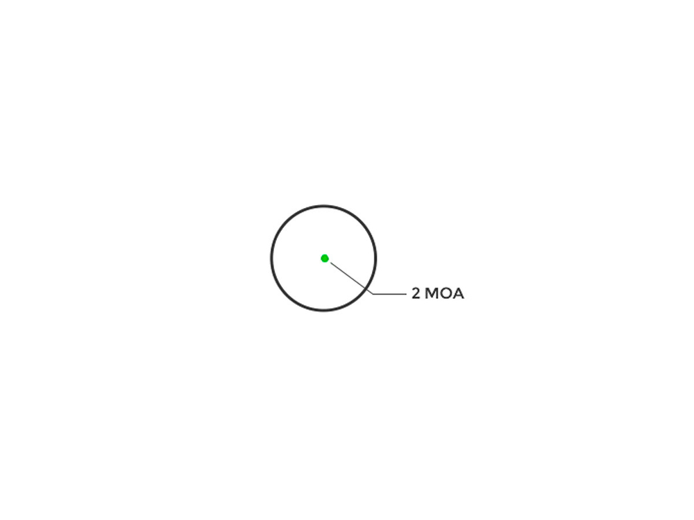 Коллиматор Holosun AEMS CORE, точка 2 МОА, подсв 10 (+2NV) GREEN, 110г