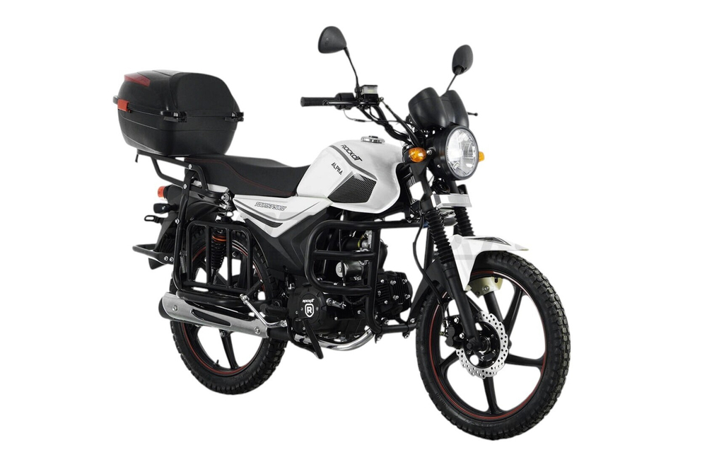Мопед ROCKOT ALPHA TOURIST M-12 (белый глянцевый)