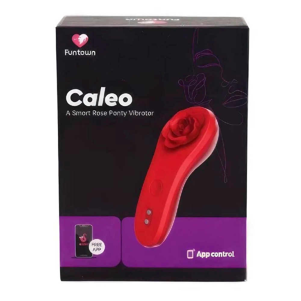 Вибратор в трусики Magic Motion Funtown Caleo красный 9 см