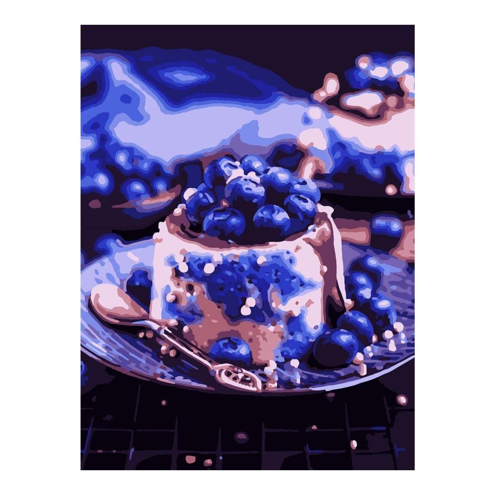 Картина по номерам на картоне 28,5*38см "Черничный пудинг" (Lori) Картина по номерам на картоне 28,5*38см "Черничный пудинг" (Lori)