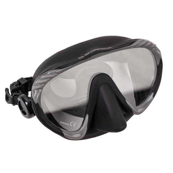 Маска Scorpena Tahiti черно-серая