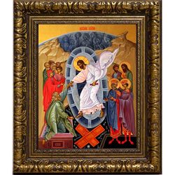 Воскресение Христово. Иона на холсте.