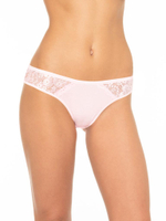 Трусики-слипы с ажурными вставками по бокам (Размер: S) (Цвет: серый)