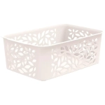 Корзина для хранения универсальная LEAVES, молочный, 22.2*15.3*8.1см / 2.3л✦