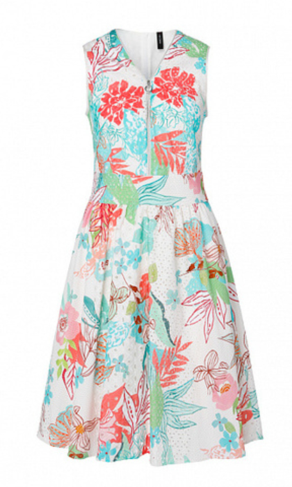 Marc Cain Платье с цветочным принтом