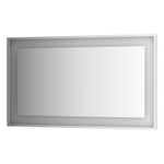 Зеркало Evoform в багетной раме со встроенным LED-светильником 31,5 W 130x75 см