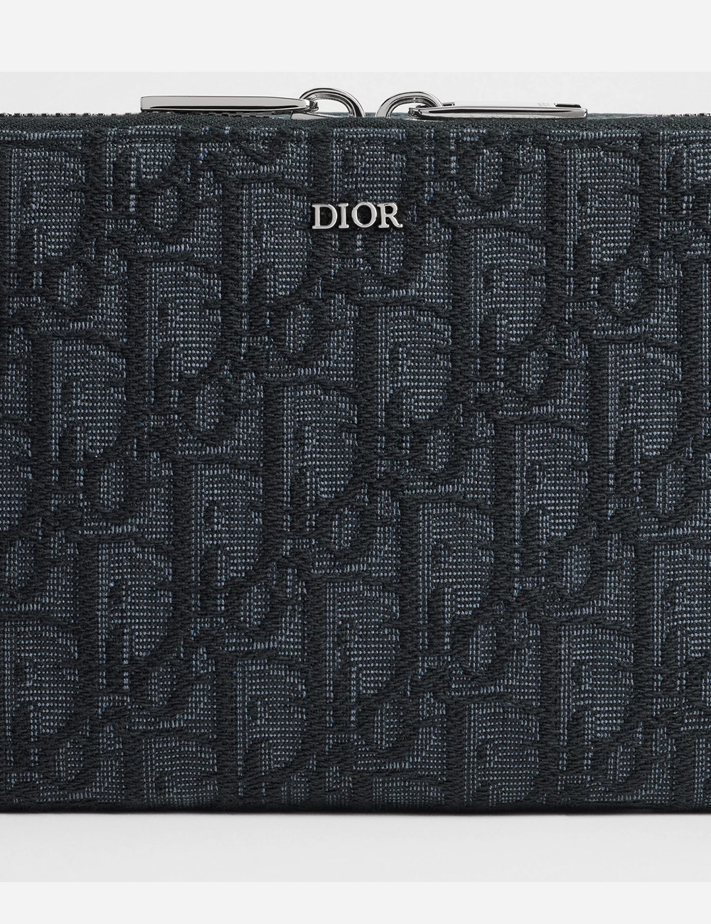 Клатч Dior Zipped Pouch "Black"