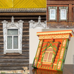 Все семь сборных моделей наличников.