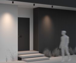 Уличный потолочный светодиодный светильник Maytoni   O500CL-L10B3K