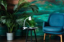 TLD-557 Brown-LED-350Lm-5500K-Dimmer Светильник настольный прищепка. 5W. Сенсорный выключатель. Коричневый. ТМ Uniel