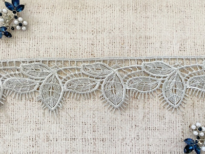 Кружево плетеное, ш. 5,5 см.