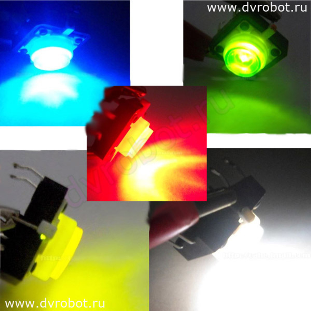 LED Кнопка - Зеленый