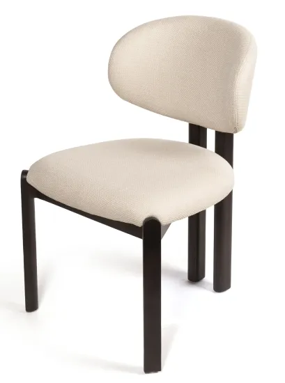 Стул Galloti массив рогожка цвет белый