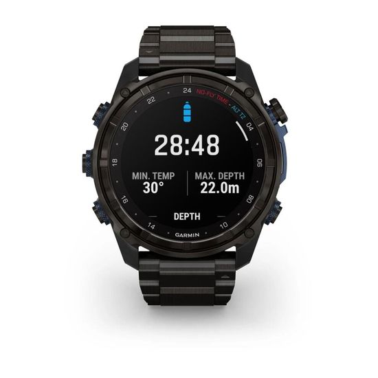 Умные часы Garmin picpic DESCENT MK3I – 51 мм, титановый угольно-серый, DLC, титановый браслет