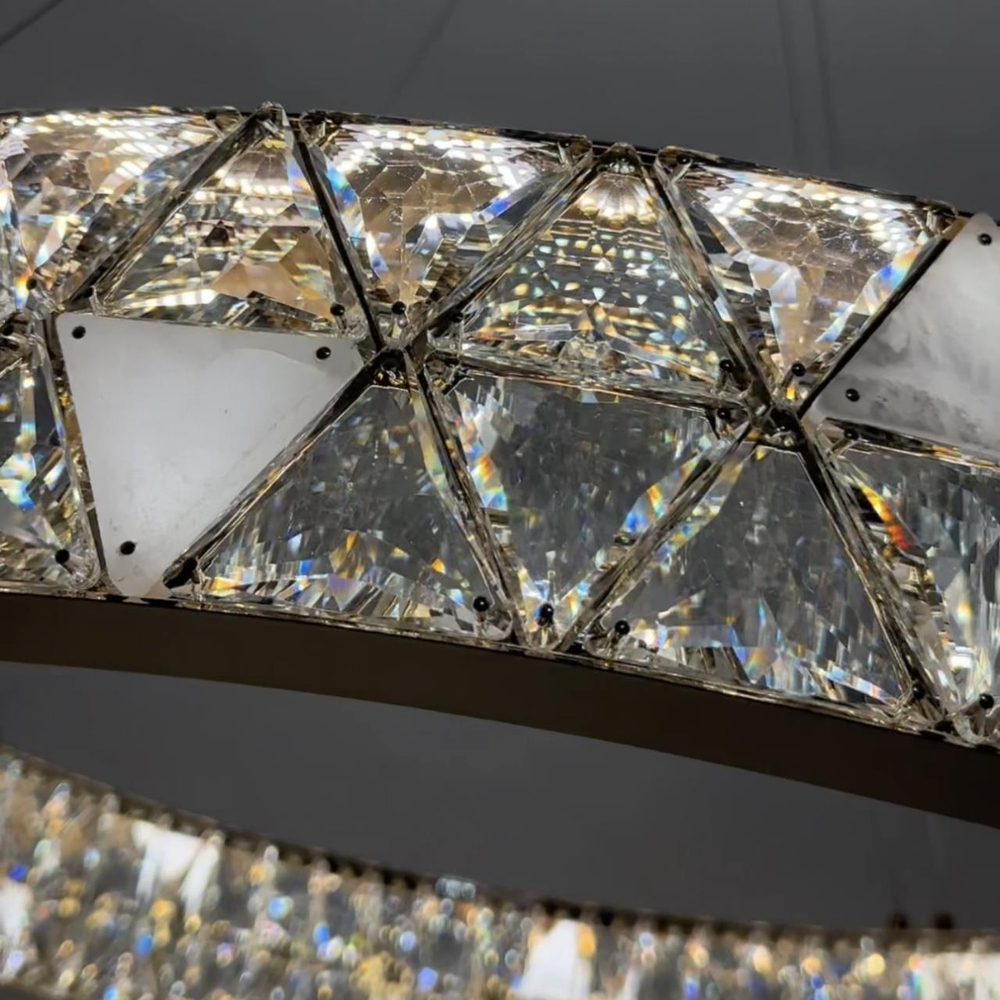 Подвесная светодиодная люстра Modelux ML.6982.800P GD