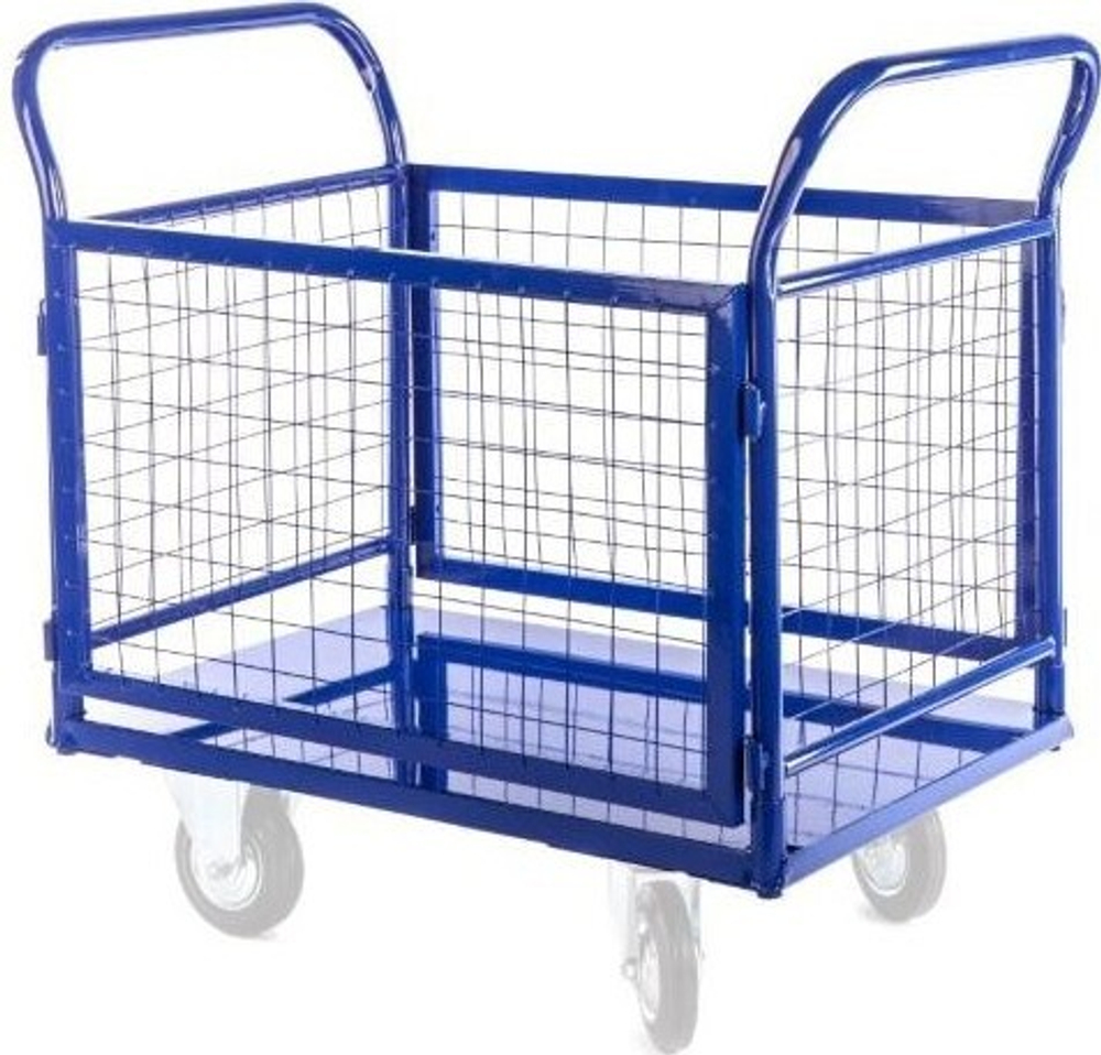 Тележка платформенная ПЛБ 8х14-2Р (без колес, грузоподъемность 600 кг)