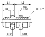 Соединение PD JIC 9/16"