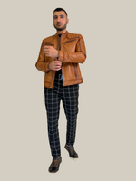 Мужская кожаная куртка