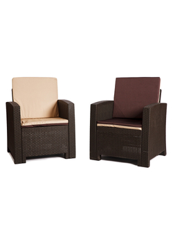 Комплект мебели под искусственный ротанг для отдыха Калифорния «California Lunch Set» арт.77787/77763/8422П