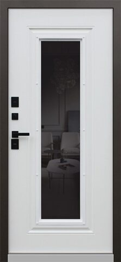 Стальная дверь "Тундра" с окном (терморазрыв 3к)