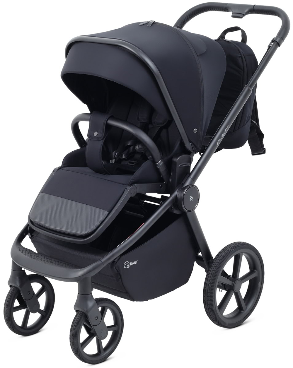 Детская коляска Rant Flex Therm Soft 3 в 1 с автокреслом Evomax Grey Midnight Black