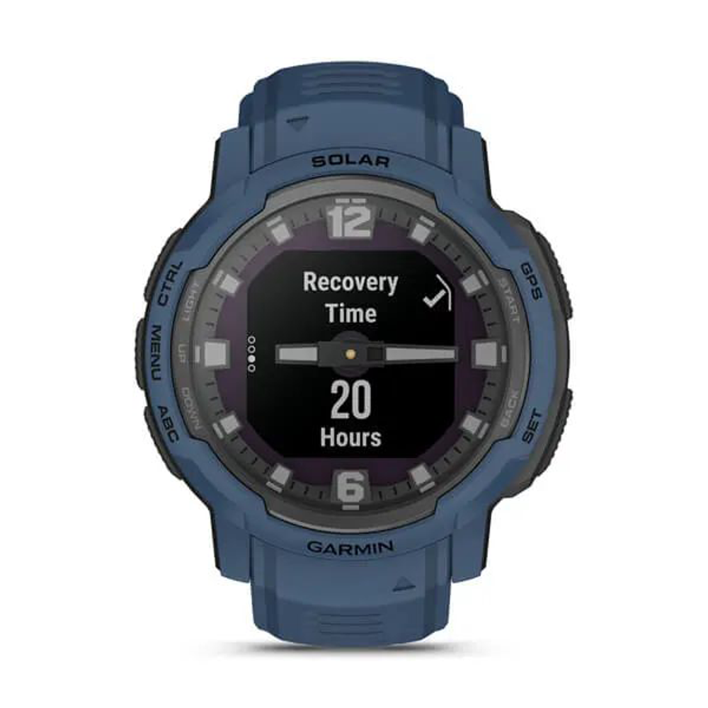 Умные часы Garmin Instinct Crossover Solar 45 мм синий