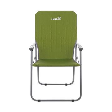 Кресло складное труба ф19 Зеленый ромб (T-HS-SK-01-G) Helios