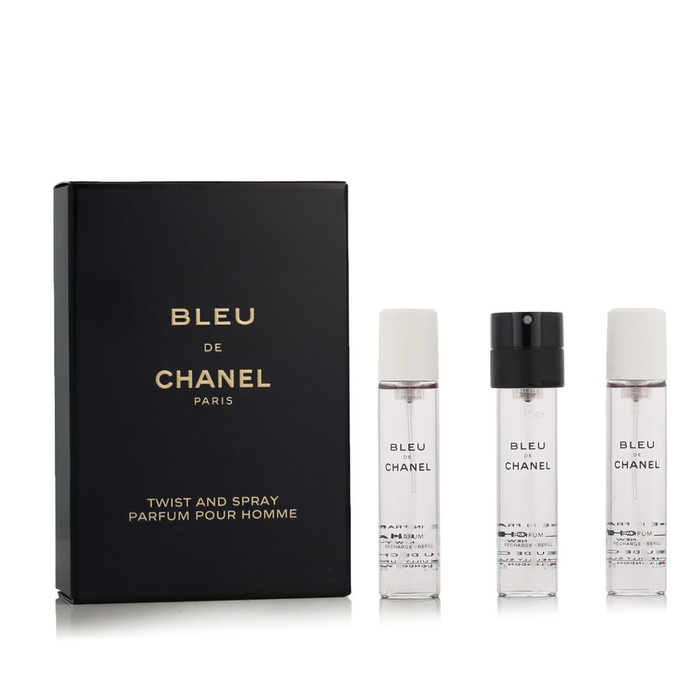 Chanel Bleu de Chanel Parfum Refill with Spray 20 ml + Parfum Refill 2 x 20 ml (man) 60 ml