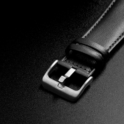 Ремешок из кожи черного цвета от Dux Ducis для смарт часов Apple Watch 38, 40, 41, 42мм, серия YS Series