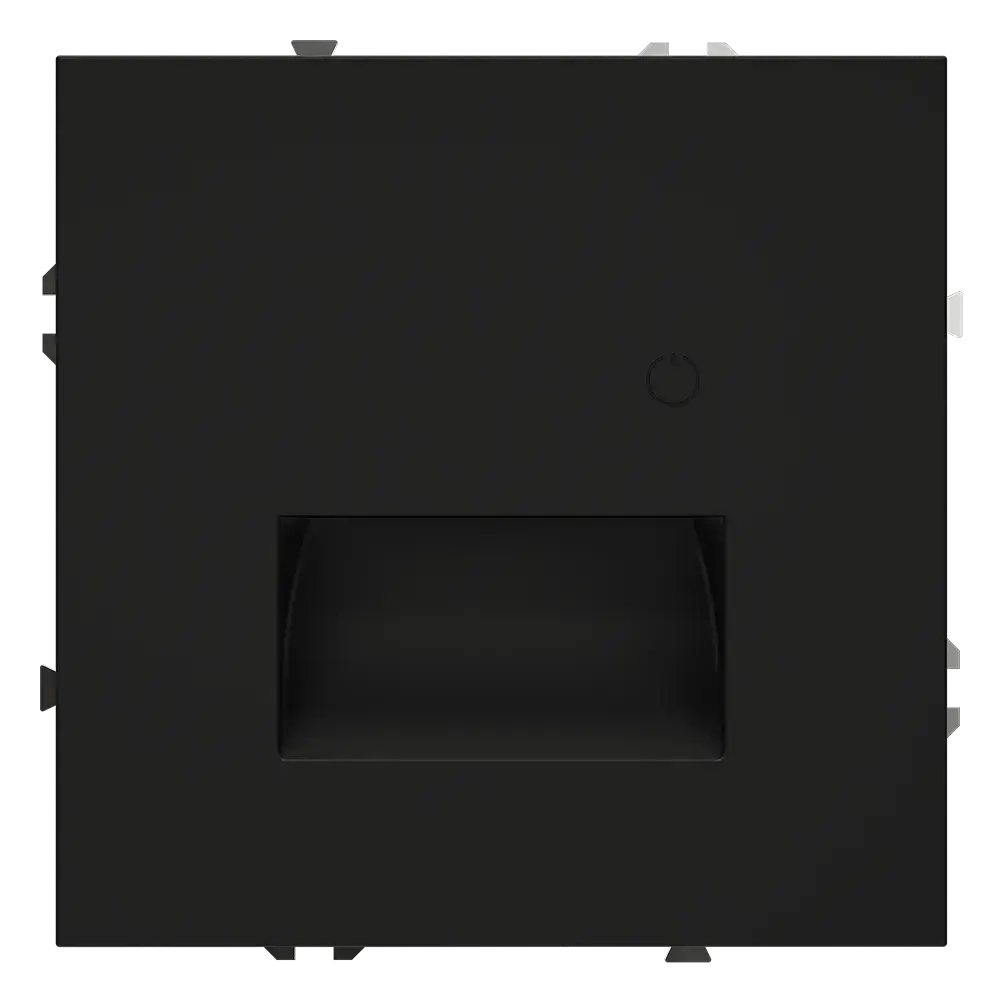 Подсветка светодиодная встраиваемая VOLTUM S70 с датчиком, (черный матовый)