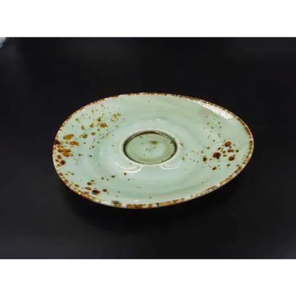Блюдце 14,5*12,5 см кофейное для чашки арт. 71002105 Organica Green P.L. Proff Cuisine [6]