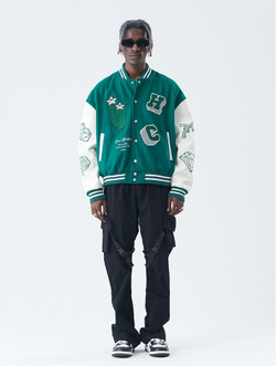 Бомбер HARSHandCRUEL "Lock, Stock and Two Smoking Barrels" Varsity Jacket