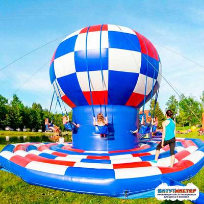 Качель из ПВХ «Праздничный взлёт», 6,5×6,5×6,8 м