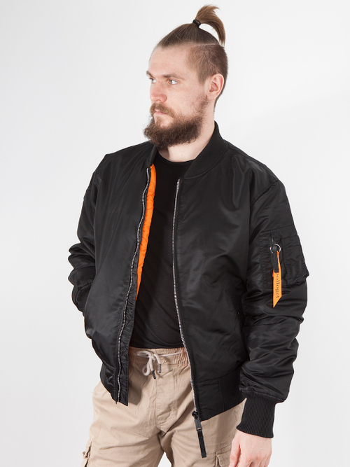 Куртка Бомбер Apolloget B-17 Black/Orange