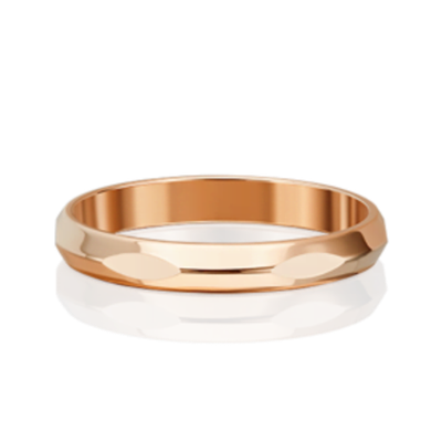 Обручальное кольцо из красного золота 01-5671-00-000-1110