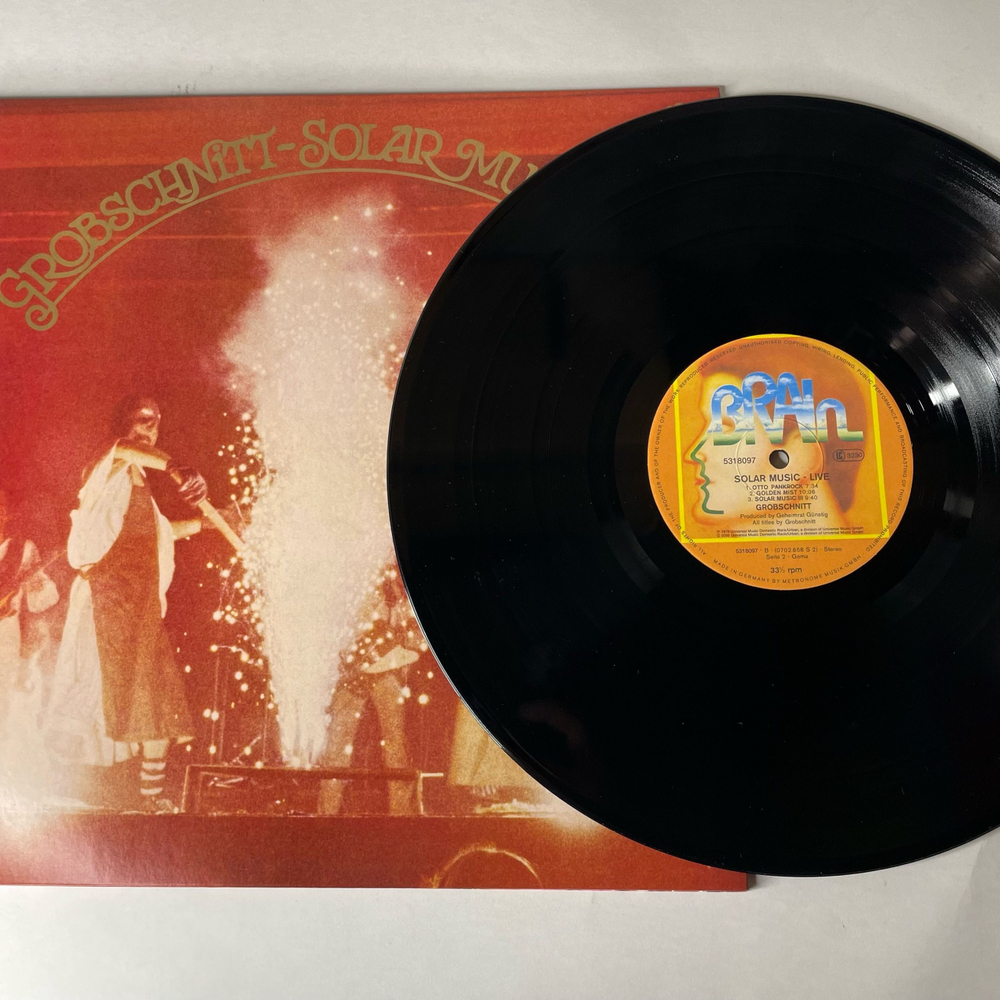 Винтажная виниловая пластинка LP Grobschnitt, Solar Music Live (Германия 2009)